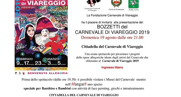 presentazione bozzetti carnevale viareggio